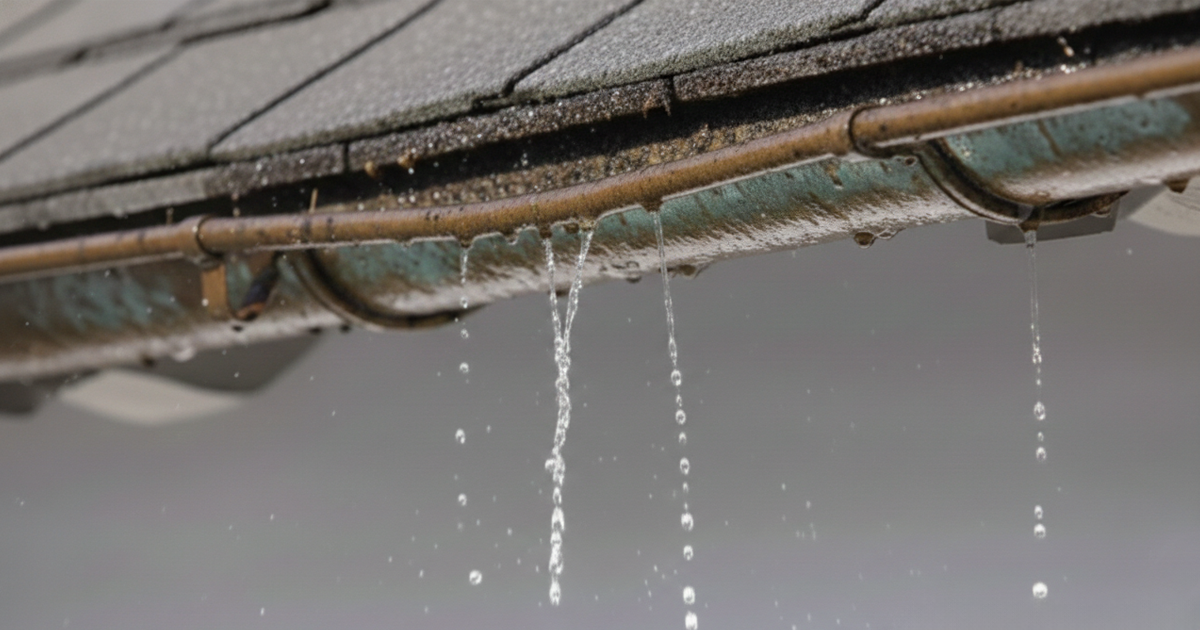 Common reasons gutters leak after repair