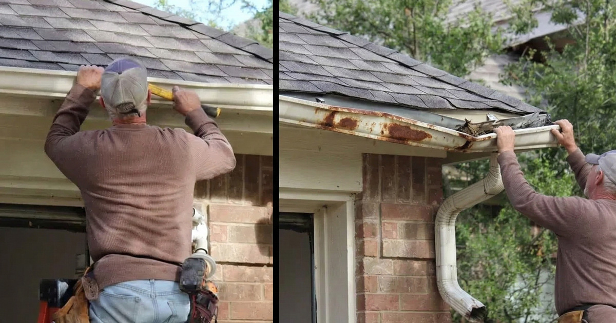 Gutter replacement vs repair